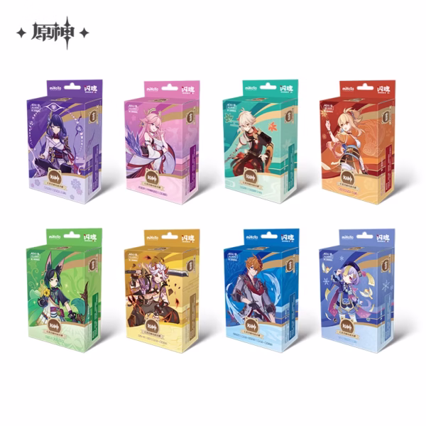 Genshin Impact : Deck de carte - Seven Sacred Summoning Battle Cards Character Deck Vol. 3