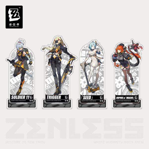 Zenless Zone Zero : Stand Acrylique Obol Squad – Portrait Series
