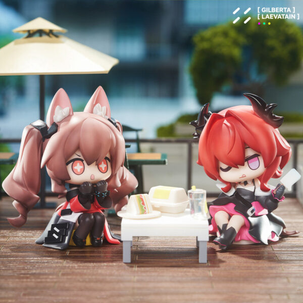 Arknights: Endfield : Figurine Gilberta & Laevatain - Chatchat Chibi Series