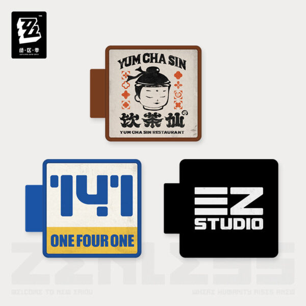 Zenless Zone Zero : Magnets Frigo LED - Enseignes Yum Cha Sin, 141 & SanZ Studio