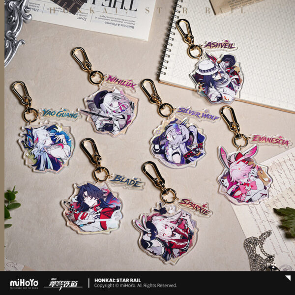 Honkai: Star Rail : Porte clés acrylique | Aha's Universe Series