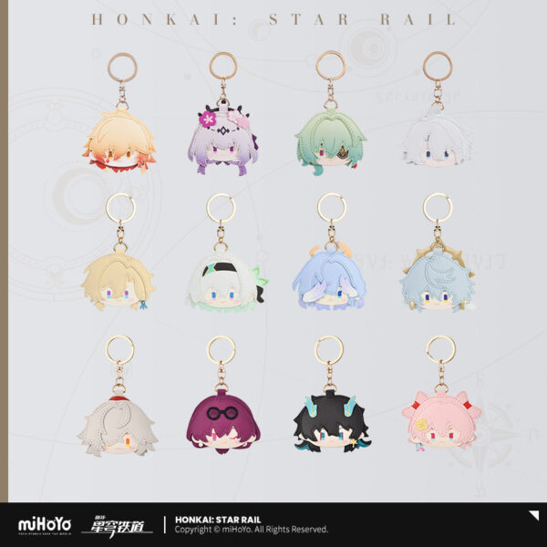 Honkai: Star Rail : Porte-clés en PU | Big Head Series