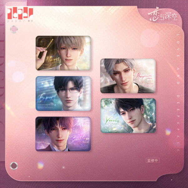 Love and DeepSpace : Badge Xavier, Zayne, Rafayel, Sylus & Caleb | Heartfelt Promise Series
