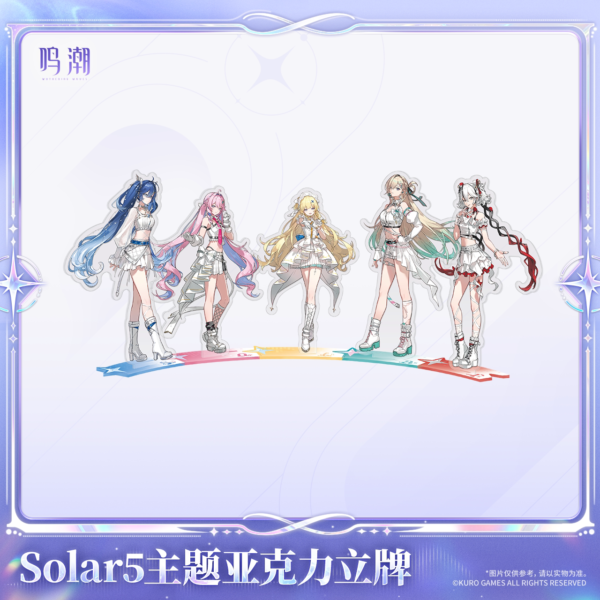 Wuthering Waves : Stand Acrylique - Camellya, Phoebe, Iuno, Lynae & Denia | Solar5 Idol Fan Theme Series